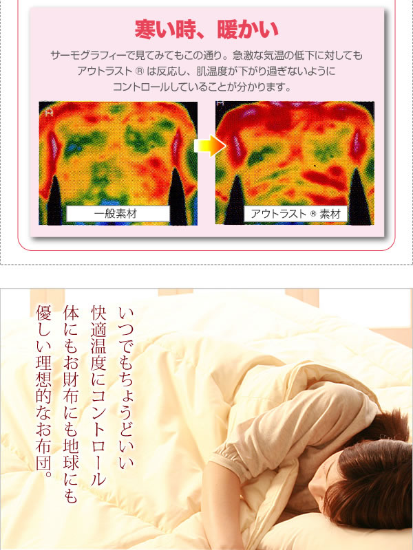 温度調整素材アウトラスト(R)シリーズ【IDEAL】アイディール イメージ6
