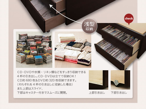 シンプルチェストベッド【Tanto】タント　イメージ画像