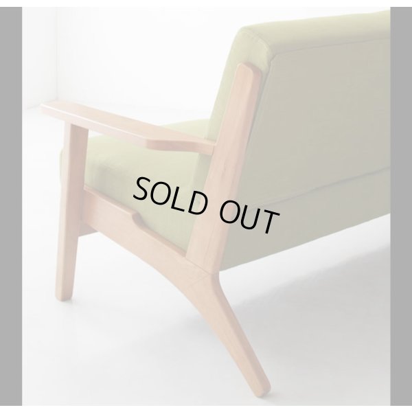 画像2: 北欧デザインおしゃれ木肘ソファ【Lulea】ルレオ　２人掛け／３人掛け