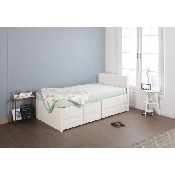 画像5: セミオーダー仕様ショート丈大容量収納チェストベッド【Varier-s】国産 フラットパネル 大幅値下げ