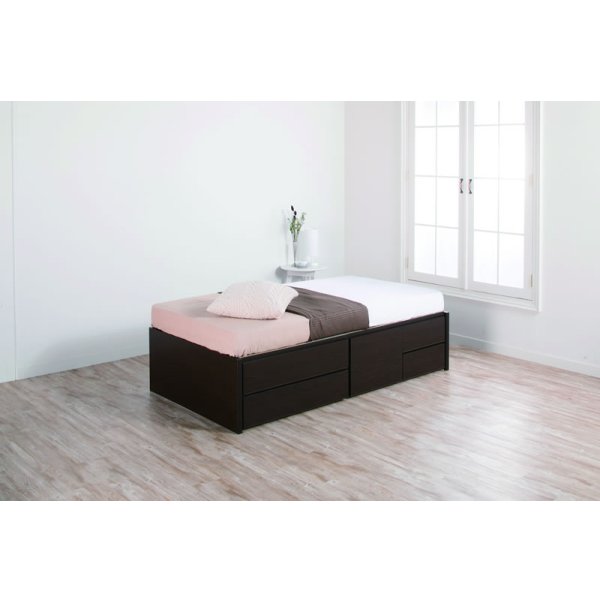 画像3: セミオーダー仕様ショート丈大容量収納チェストベッド【Varier-s】国産 ヘッドレス 大幅値下げ