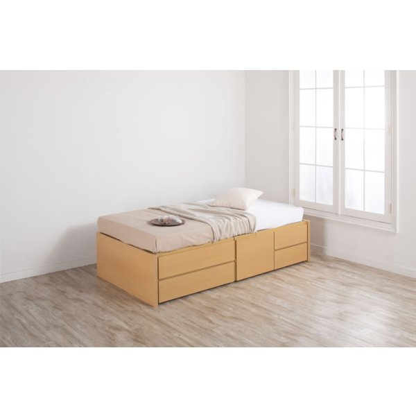 画像4: セミオーダー仕様ショート丈大容量収納チェストベッド【Varier-s】国産 ヘッドレス 大幅値下げ