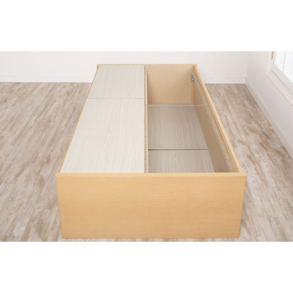 画像16: セミオーダー仕様ショート丈大容量収納チェストベッド【Varier-s】国産 ヘッドレス 大幅値下げ