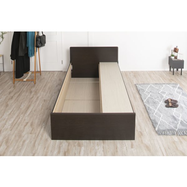 画像8: セミオーダー仕様大容量収納チェストベッド【Varier】国産 フラットパネル 大幅値下げ