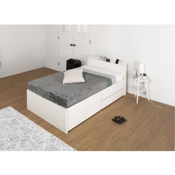 画像5: セミオーダー仕様大容量収納チェストベッド【Varier】国産 スマート棚 大幅値下げ