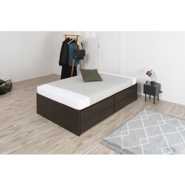 画像4: セミオーダー仕様大容量収納チェストベッド【Varier】国産 ヘッドレス 大幅値下げ