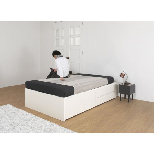 画像6: セミオーダー仕様大容量収納チェストベッド【Varier】国産 ヘッドレス 大幅値下げ