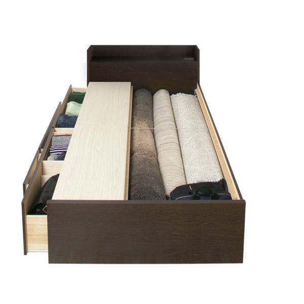 画像9: セミオーダー仕様大容量収納チェストベッド【Varier】国産 スタンダード 大幅値下げ