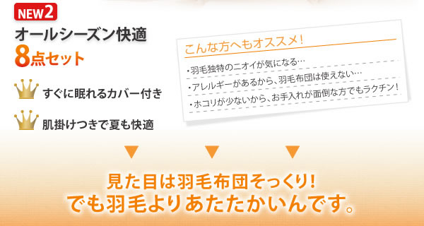 9色から選べる!シンサレート入り布団　8点セット　プレミアム敷布団タイプの激安通販