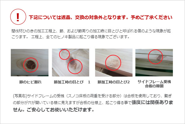 国産ヒノキすのこベッド：フラットタイプ　曲面加工・高さ調整付き フォースターを通販で激安販売