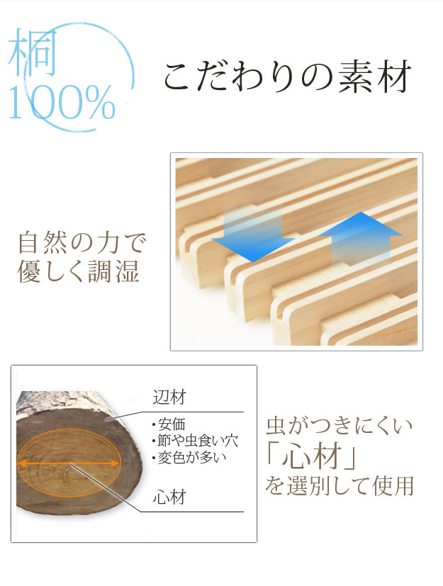 通気性2倍の折りたたみ「みやび格子」すのこベッド　シングル【二つ折りタイプ】の激安通販