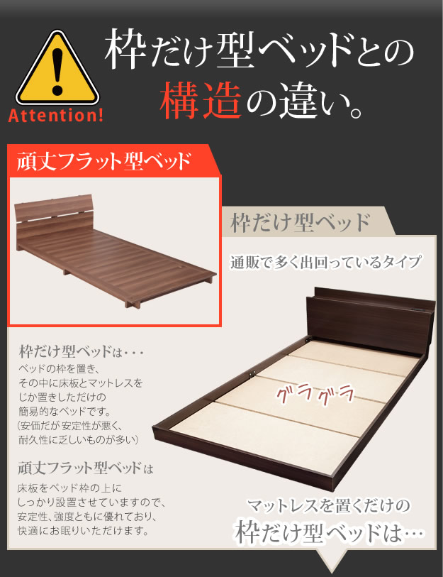 敷布団対応頑丈ローベッド【selma】セルマを通販で激安販売