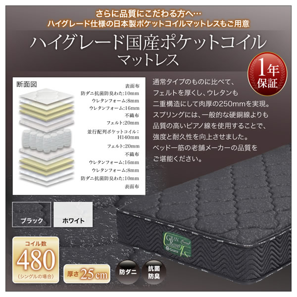 マットレスも品数豊富に激安販売