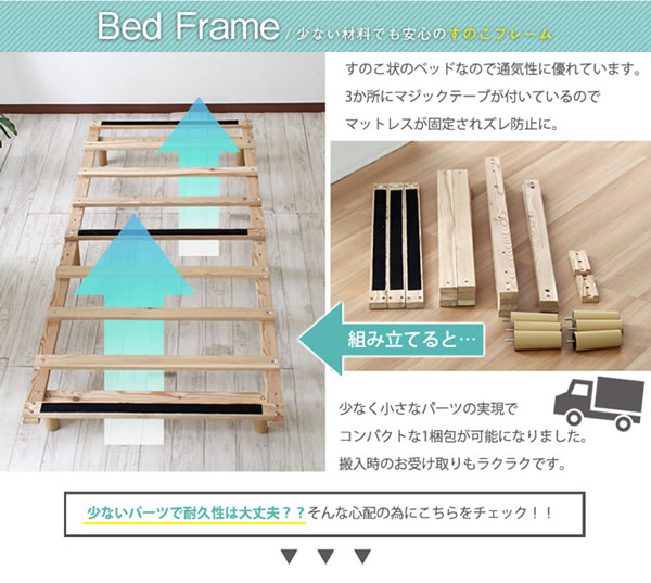価格訴求商品!ボンネルコイルマットレスベッド【Esther】を通販で激安販売
