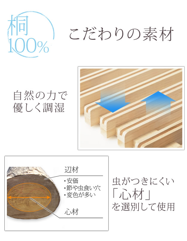 1秒で簡単布団干し！アシスト機能付き「みやび格子」すのこベッド【エアライズ】の激安通販