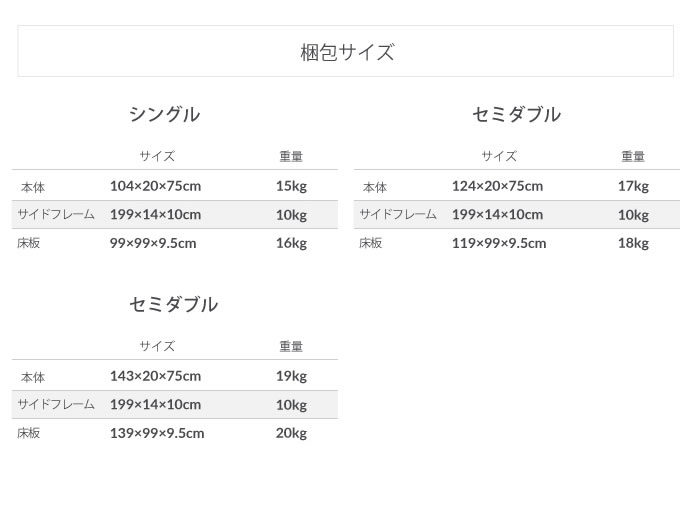 高さ調整対応！島根県産無塗装ヒノキすのこベッドを通販で激安販売