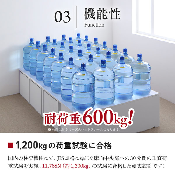 布団も使える!引き出し4杯付き収納ベッド【Plilia】ピリアーの激安通販