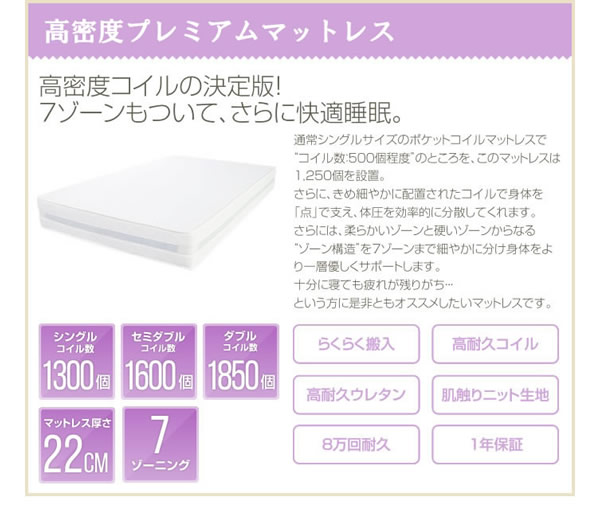 シンプルデザインモダン収納ベッド【Cuore】クオーレ お買い得ベッドを通販で激安販売
