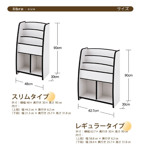 子供家具　ソフト素材キッズファニチャー 棚付絵本ラック　【libro】リブロ 激安通販