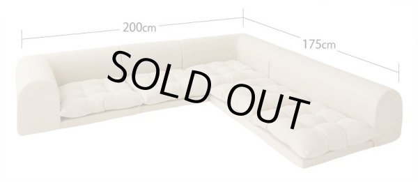 画像4: フロアコーナーソファ【moffy】モフィ　選べるタイプ (4)