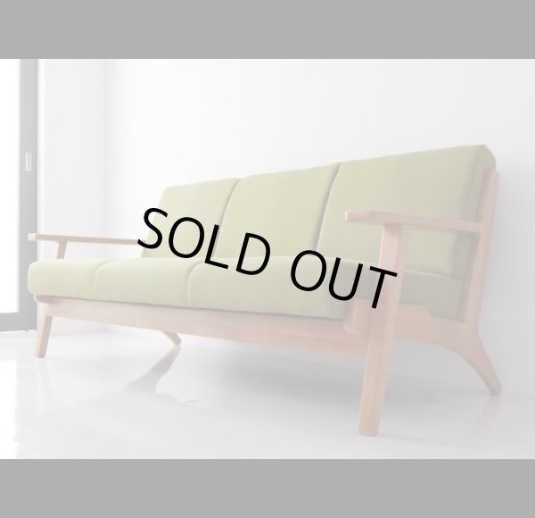 画像4: 北欧デザインおしゃれ木肘ソファ【Lulea】ルレオ　２人掛け／３人掛け (4)