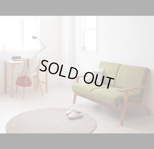 画像5: 北欧デザインおしゃれ木肘ソファ【Lulea】ルレオ　２人掛け／３人掛け (5)