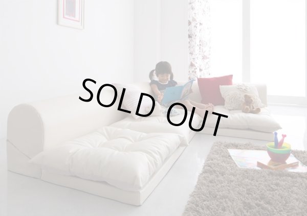 画像2: レザータイプフロアコーナーソファ【space】スペース　選べるタイプ (2)