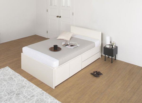 画像5: セミオーダー仕様大容量収納チェストベッド【Varier】国産 フラットパネル 大幅値下げ (5)