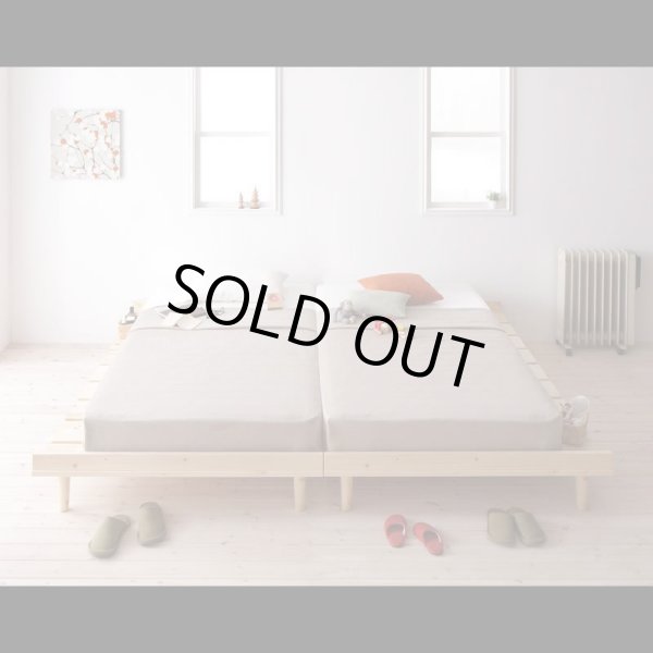 画像4: 布団も使える北欧デザインヘッドレスベッド【Noora】ノーラ (4)